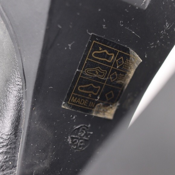 Truffle Collection Groove 12 Black Ultra High Platform Heel Chelsea Boots EU 38 - Picture 8 of 12